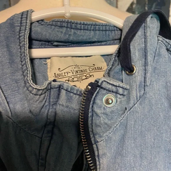 Chambray cotton denim jacket - Picture 6 of 8